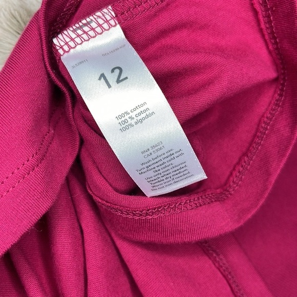 Carter’s Girl’s Burgundy Long Sleeve Top Size 12 - Picture 6 of 6